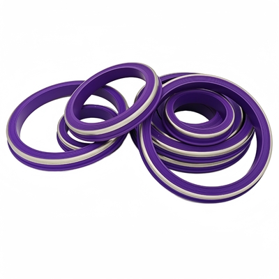 1' 2' 3' 4' Νιτρίλιο HNBR FKM PTFE Weco με χάλκινο και ανοξείδωτο πορφυρό καουτσούκ