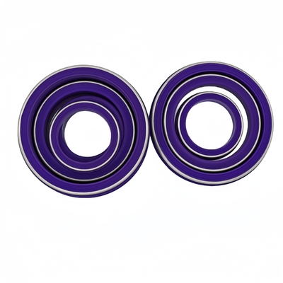 1' 2' 3' 4' Νιτρίλιο HNBR FKM PTFE Weco με χάλκινο και ανοξείδωτο πορφυρό καουτσούκ