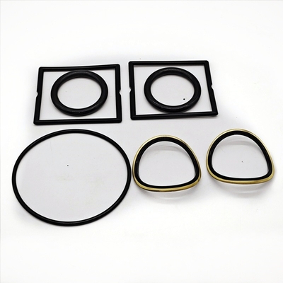 Τυποποιημένη υπηρεσία MSI Black Buna HSN FKM Plug Valve Seal Kit με μπράτσα