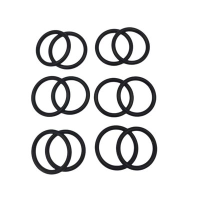 Μαύρο λαστιχένιο δακτύλιο στεγανοποίησης O με διαφορετική σκληρότητα και μεγέθη για τη βιομηχανία πετρελαίου και φυσικού αερίου