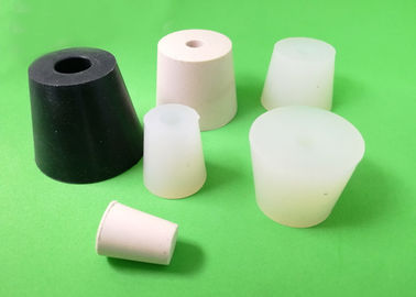 Εργαστήριο-Grade One-Hole Silicone Rubber Stoppers για χημικά μπουκάλια, δοκιμαστικούς σωλήνες, φιάλες