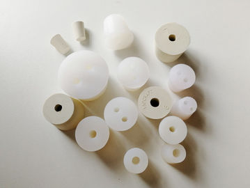 Εργαστήριο-Grade One-Hole Silicone Rubber Stoppers για χημικά μπουκάλια, δοκιμαστικούς σωλήνες, φιάλες