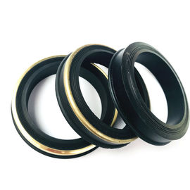 Σχήμα 602/1002/1502 Μαύρο NBR HNBR FKM PTFE Σφυροκόπημα Ενωσης Σφραγίδας Με Λευκό/Ατσάλινο Δαχτυλίδι