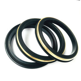 Σχήμα 602/1002/1502 Μαύρο NBR HNBR FKM PTFE Σφυροκόπημα Ενωσης Σφραγίδας Με Λευκό/Ατσάλινο Δαχτυλίδι