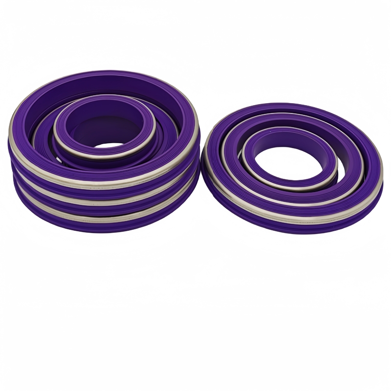 1' 2' 3' 4' Νιτρίλιο HNBR FKM PTFE Weco με χάλκινο και ανοξείδωτο πορφυρό καουτσούκ