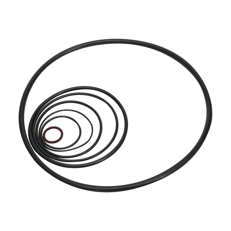 Υπηρεσία σκληρής θερμοκρασίας και πίεσης πετρελαίου Ανθεκτικός στα ξινά αέρια Υψηλής απόδοσης AS568 Ρουχένια δαχτυλίδια O για αγωγούς πετρελαίου